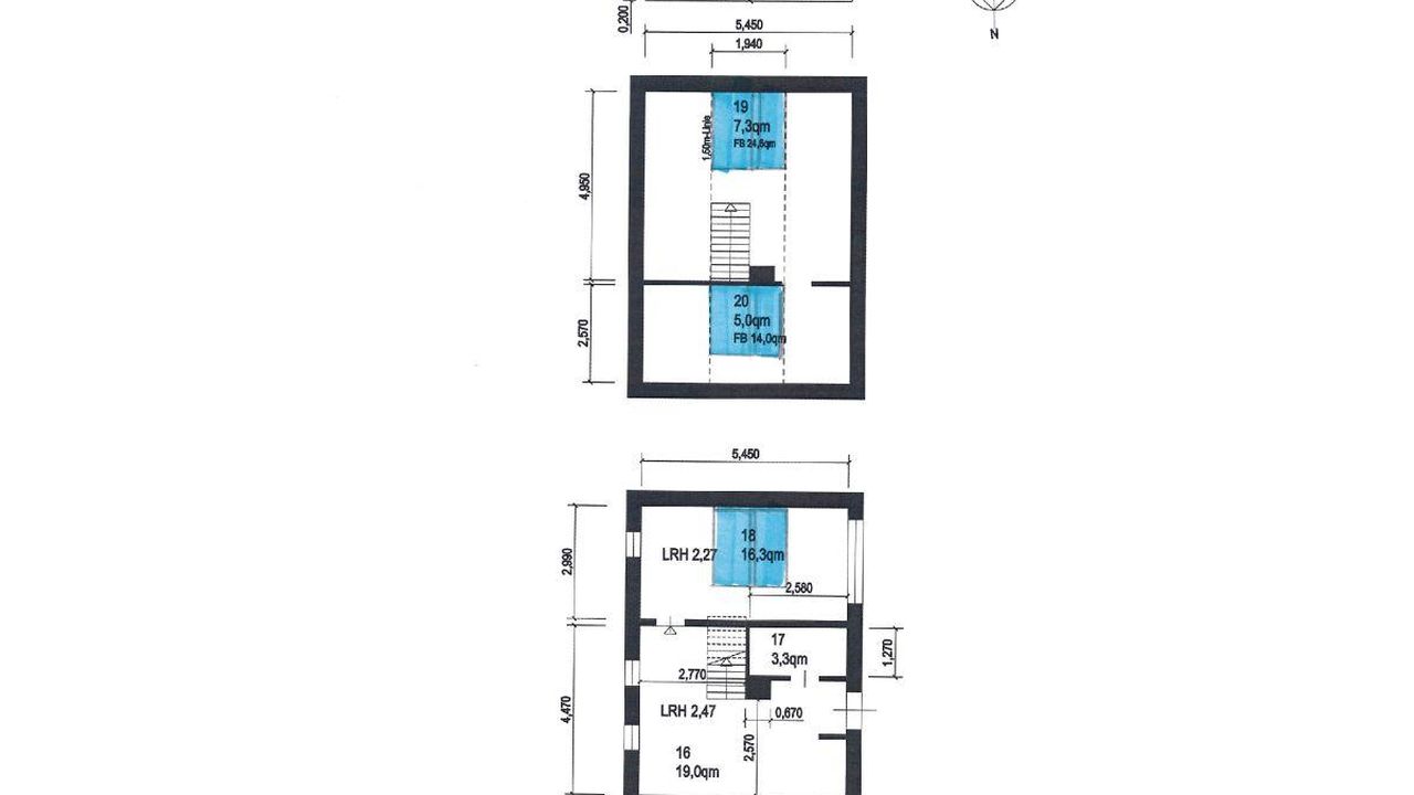 Grundriss kleines Haus EG und DG Grundriss kleines Haus EG und DG